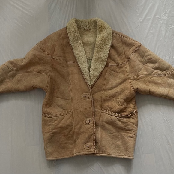 Beige sherpa jacket - Picture 5 of 5